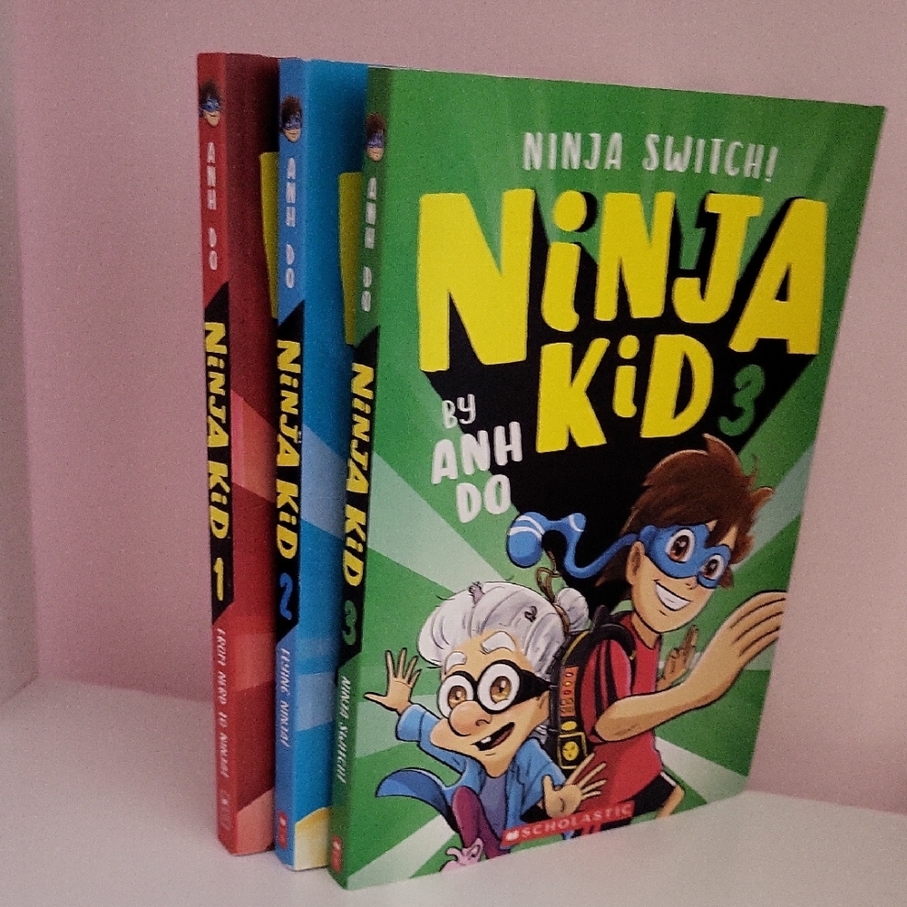 Ninja Kid Book Series by - Green, Red, Blue
